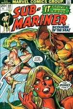 Sub-Mariner, The (Vol. 2) #58 FN; Marvel | February 1973 Namor - w/Bag+Board