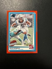 2025 Donruss Rookies & Highlights- Rico Dowdle - Highlights #DRH-88 -Red /49