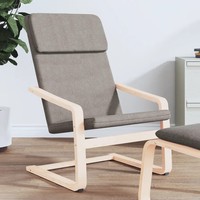 Relaxsessel Stoff Taupe Sessel Mit Liegefunktion Polsterchair