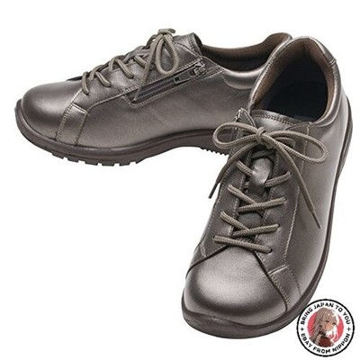 NEU Sanrio Damen Schulschuhe WK L001 Bronze Metallic Größe 21,5 cm 4E