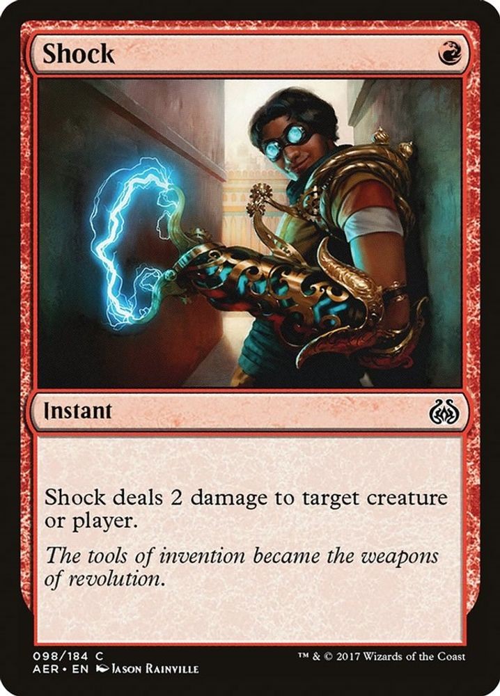 2017 Magic: The Gathering: Aether Revolt - Shock (#98, C, Near Mint)