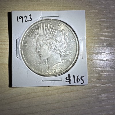 1923 Silver Peace Dollar In Great Condition See Pics 90% Silver!!