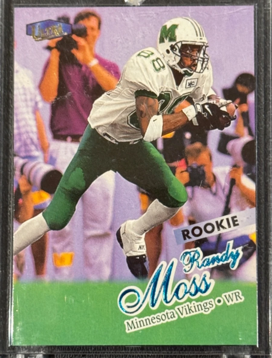 Fleer Randy Moss Rookie Football Sports Trading Cards