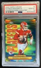 2025 Topps Chrome Patrick Mahomes II Power Players Aqua Refractor #/199 PSA 10