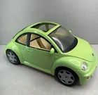 VTG 2000 Y2K Mattel Barbie VW Volkswagen Beetle Green Car READ