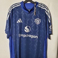 Manchester United Jersey Shirt Mens 2XL Premier League Soccer Adidas Snapdragon