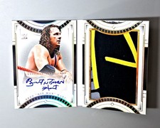 2024 Panini National Treasures WWE BRET THE HITMAN HART! /10 PATCH AUTO BOOKLET!