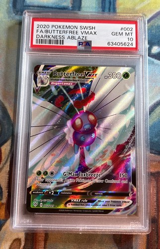Butterfree VMAX graded PSA 10 for sale on eBay
