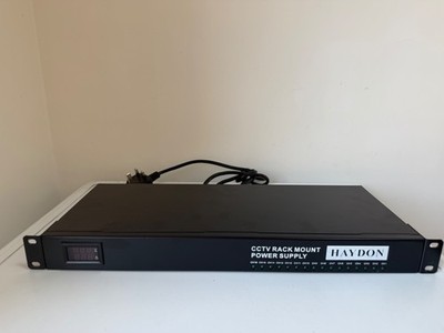 Haydon 16 Wege 1 HE Rack Mount Netzteil 16 Amp CCTV