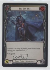 2020 Flesh and Blood - Arcane Rising Foil Sic 'Em Shot (Yellow) #ARC073