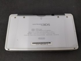 B2985 Nintendo 3DS console Ice White Japan w/Box adapter pen manaul fx