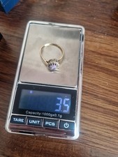 9ct 9k Gold Amathyst Solitaire Ring 3.5g