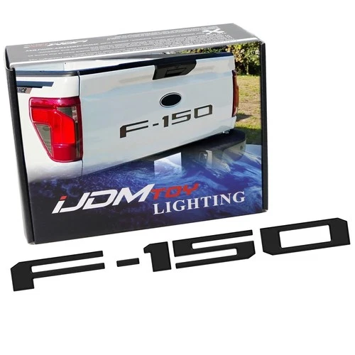 Matte Black Finish 3D Raised Tailgate Letter Pieces For 2021-up Ford F150 P702