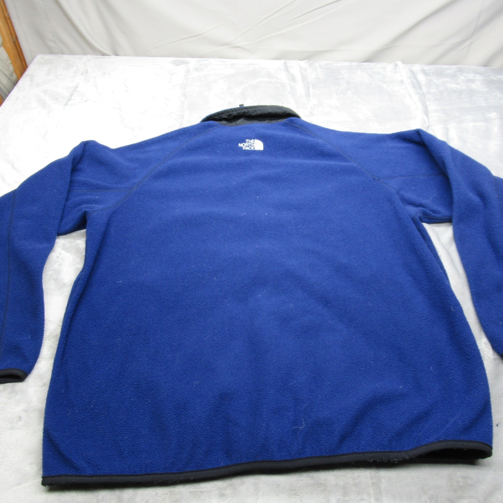 North Face Jacket Unisex XL Blue Pockets Polartec Fleece FullZip RARE VTG USA thumbnail 2
