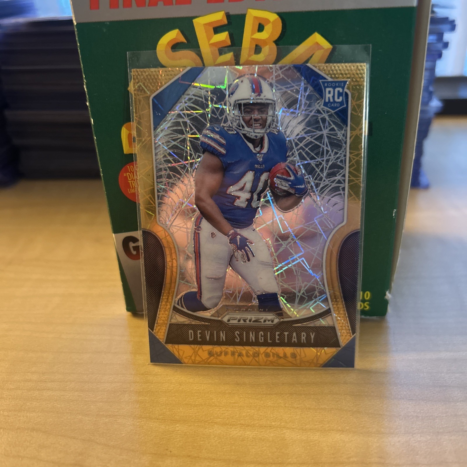 2019 Panini Prizm - Rookies Devin Singletary #335 Lazer Prizm (RC)