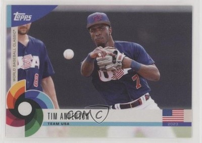 2023 Topps World Baseball Classic Global Stars Tim Anderson #45 7k6
