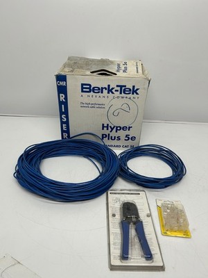 Berk-Tek Hyper Plus Standard Cat 5e Ethernet Cable Blue Wiring