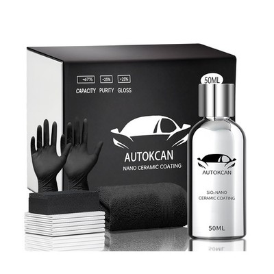Nano Ceramic Coating for Cars, 10H High Gloss 50ML Anti-Scratch SiO... Fast Ship