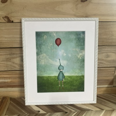 #ad #ad The Balloon By Maja Lindberg Framed Art $35.00