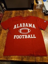 Champion TShirt Size Youth small 6/7 University of Alabama A Logo Crimson f