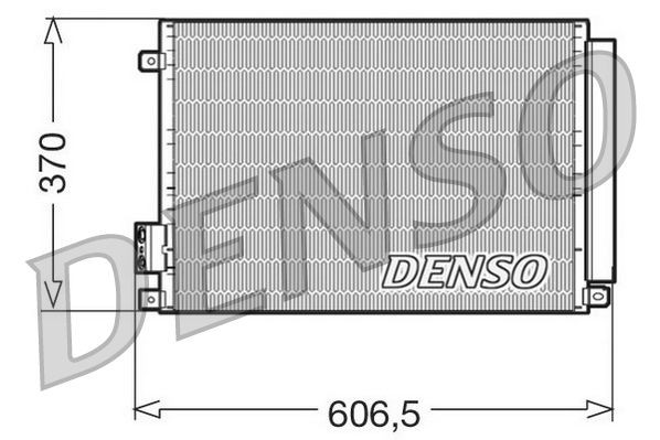 Air Con Condenser fits FIAT 500C 1.3D 2009 on AC Conditioning Denso 51786211 New - Image 30