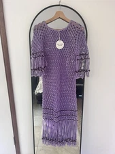 NINE LIVES BAZAAR Stevie Dress Lavender 10 SOLD OUT! RRP $289