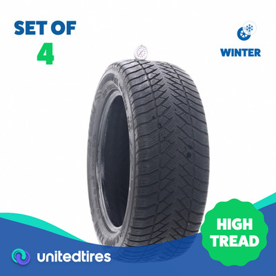 Set of (4) Used 245/55R18 Goodyear Eagle Enforcer Winter 103V - 8.5-10.5/32