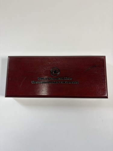 Royal Canadian Mint Wooden Coin Holder Box- BOX ONLY AS IS
