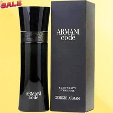 Giorgio Armani Code 4.2oz Men's Eau de Toilette Spray long lasting New Sealed,