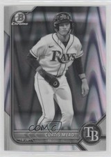 2022 Bowman Draft Chrome Black & White RayWave Refractor Curtis Mead 0nu6