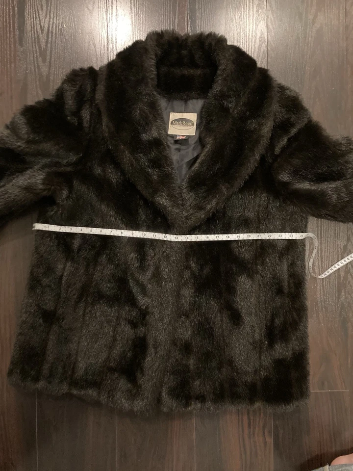 Abrigo de piel sintética Mark Reed vintage hecho en EE. UU. Foto 4 de 4