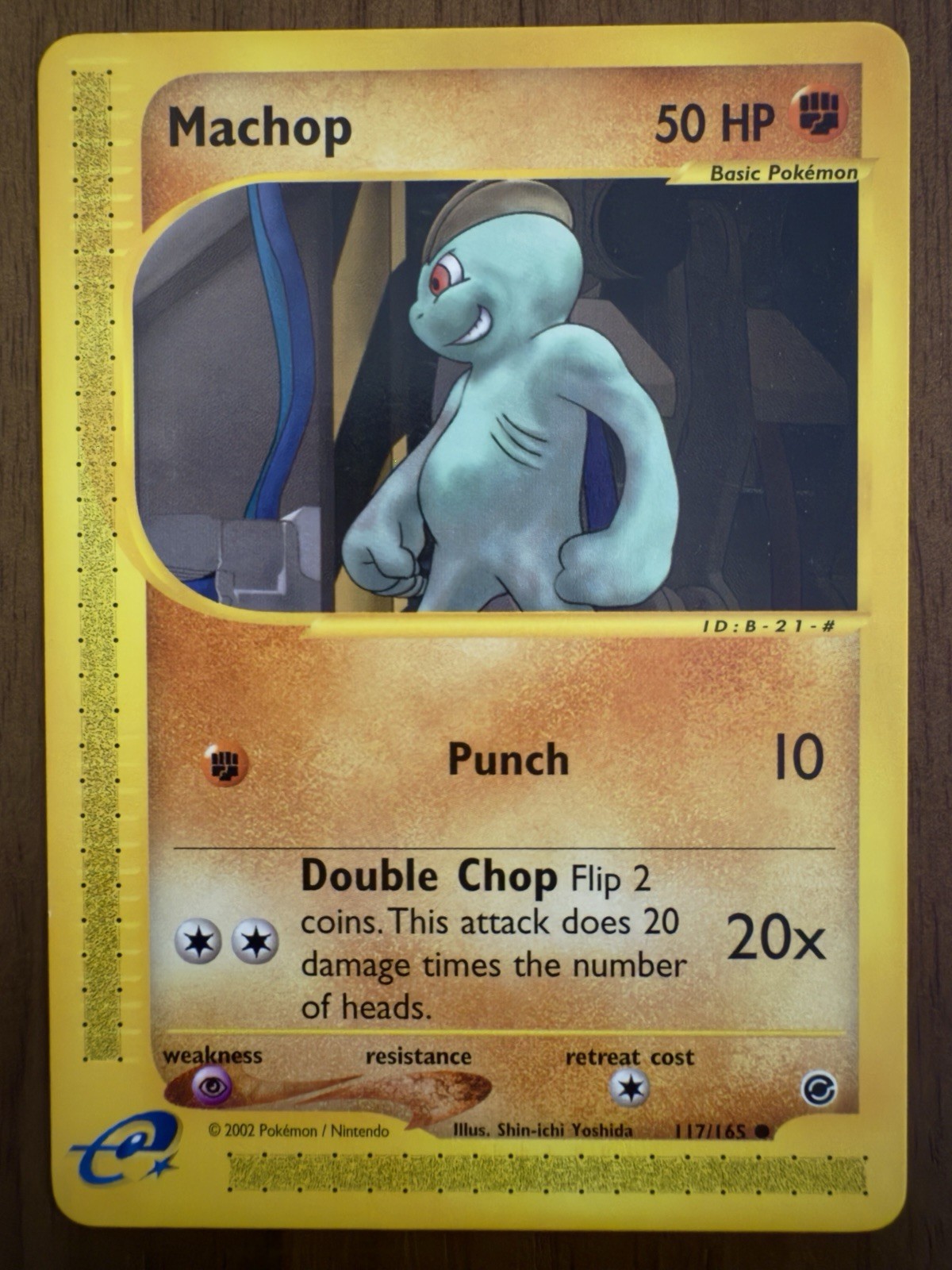 Pokemon Machop E-Series Expedition Base 117/165 NM