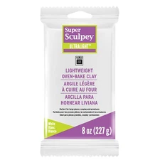 Polyform Super Ultralight White, Lightweight, Non Toxic. Soft, Sculpting Mode...
