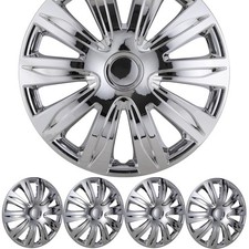 16 Inch Hubcaps For Iron Hub Set Of 4 Abs 5083style Chrome 16 Inch Hubcaps For Iron Hub Set Of 4 Abs 5083style Chrome