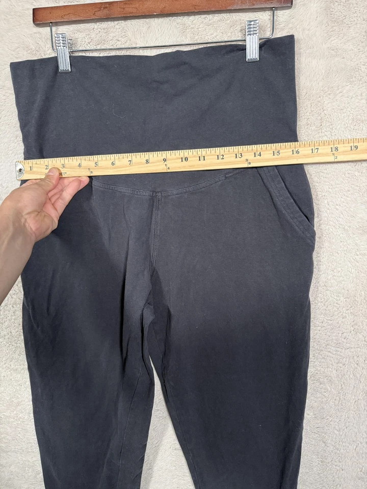 Pantalones de maternidad Pact para mujer medianos sobre el vientre bolsillos de algodón orgánico Foto 4 de 4