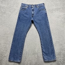 Levi's 517 Jeans Mens 34x32 Blue Medium Wash Regular Bootcut Denim Cowboy