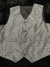 Young Kings by Steve Harvey Boy Formal Vest Grey  Black