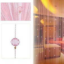 String Tassel Crystal Beads Curtain, Partition Door Curtain Beaded String Cur...