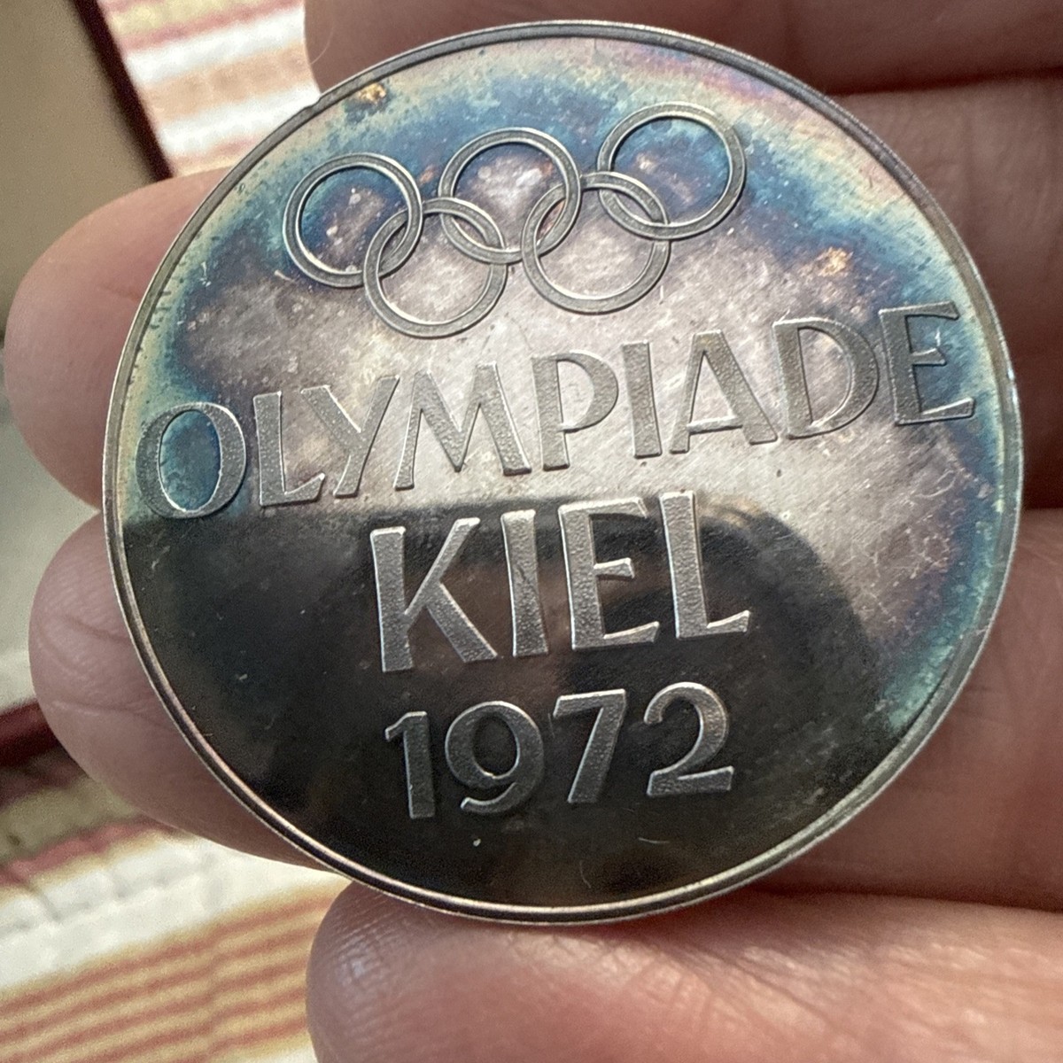 1972 Olympic Silver Medal Set Sapporo Munich Kiel Intercoin .999