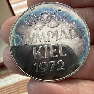 1972 Olympic Silver Medal Set Sapporo Munich Kiel Intercoin .999