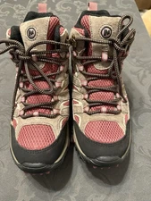 Merrell Women's Moab 2 Mid Waterproof Hiking Boot Boulder/Blush