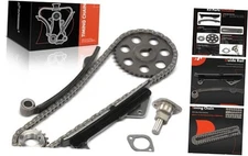 6PCS Engine Timing Chain Kit W/Sprocket & Tensioner & Guide Compatible with