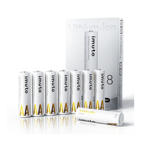 iMuto Batterien AA 8 StüCk Wiederaufladbare Lithium 1,5V (3600-IMU8AA)