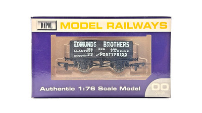 DAPOL SPUR 00 - EDMUND BROTHERS RED ASH PONTYPRIDD WAGON 33 (LIMITED EDITION)