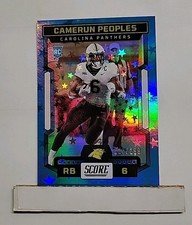 2023 Score Camerun Peoples RC #301 Blue Stars Rookie #'d 127/299 Panthers A1