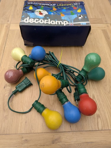 Vintage Decorlamp 10 string outdoor garden party BBQ Xmas lights filament bulbs - Picture 16 of 21