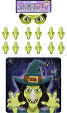 Halloween Party Game - Stick the Nose on the Witch