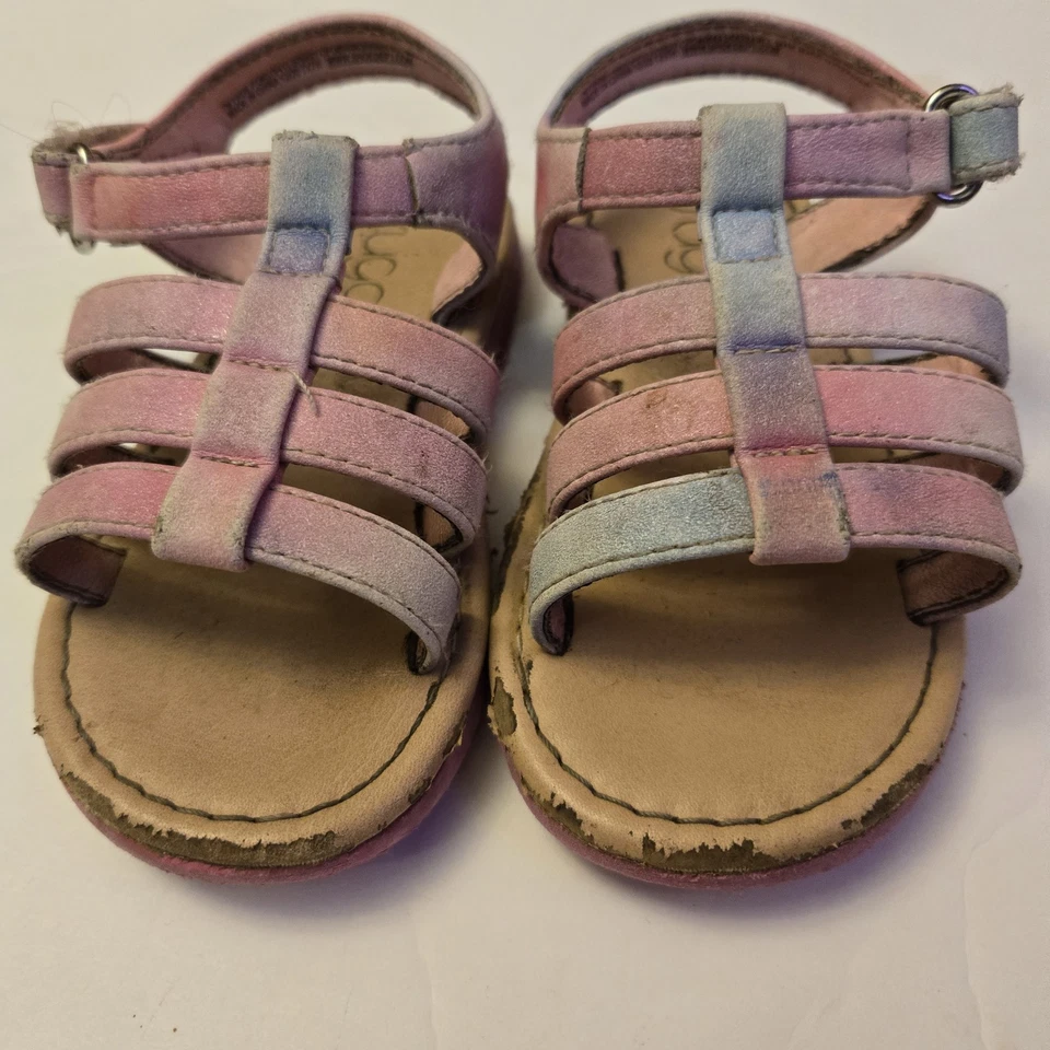 Sandalias Sugar Niño Talla 6 Niño Pequeño Brillo Con Hebilla y Correa para el Tobillo Foto 2 de 4