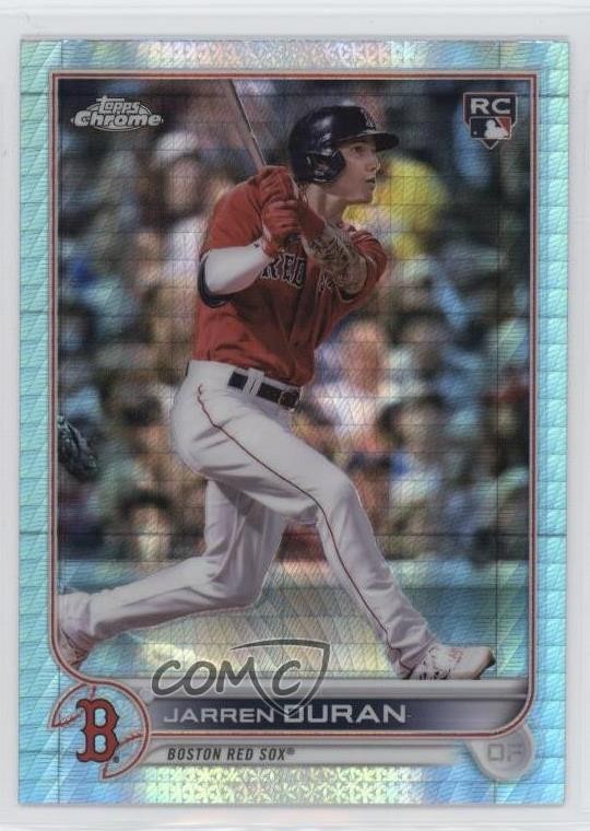 2022 Topps Chrome Sonic Prism Refractor Jarren Duran #113 0mm9