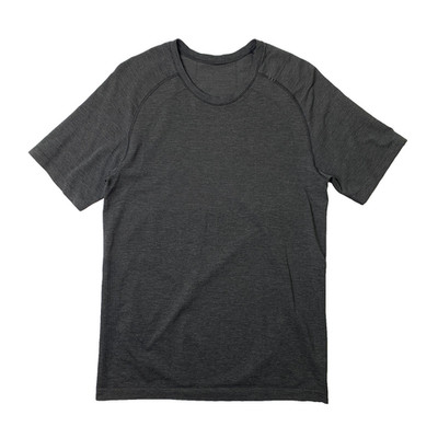 Lululemon Shirt Mens S Small Gotham Grey Metal Vent Tech Short Sleeve Training